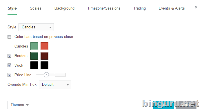 tradingview стиль