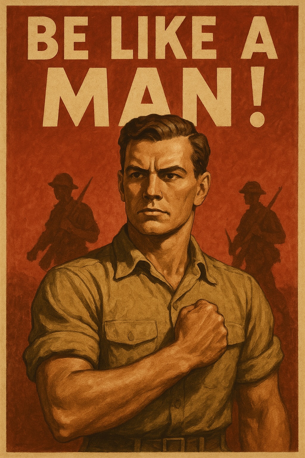 be a man